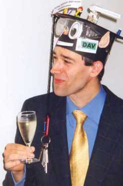 kurz nach der Doktorprüfung Mai 2000